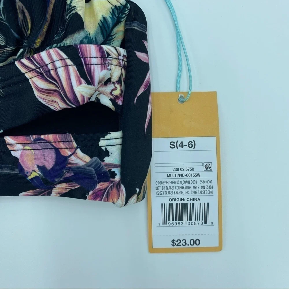 Kona Sol floral bikini top -‎ Small
